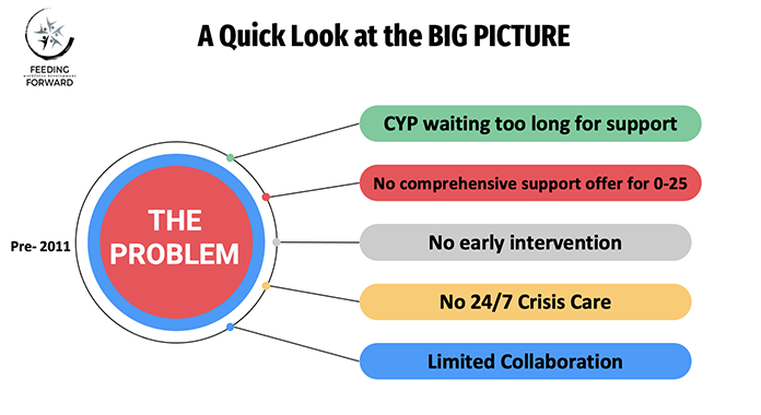 diagram showing the bigger picture for CYPMH services